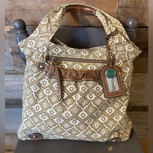 Fossil Canvas Shoulder Bag